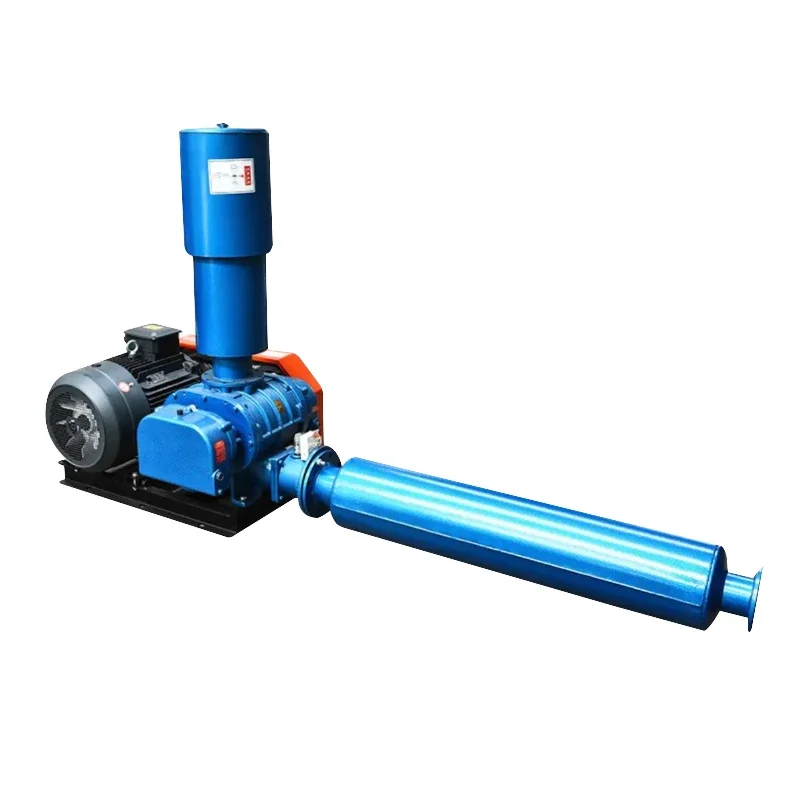 High pressure big volume roots blower electr aeration blower