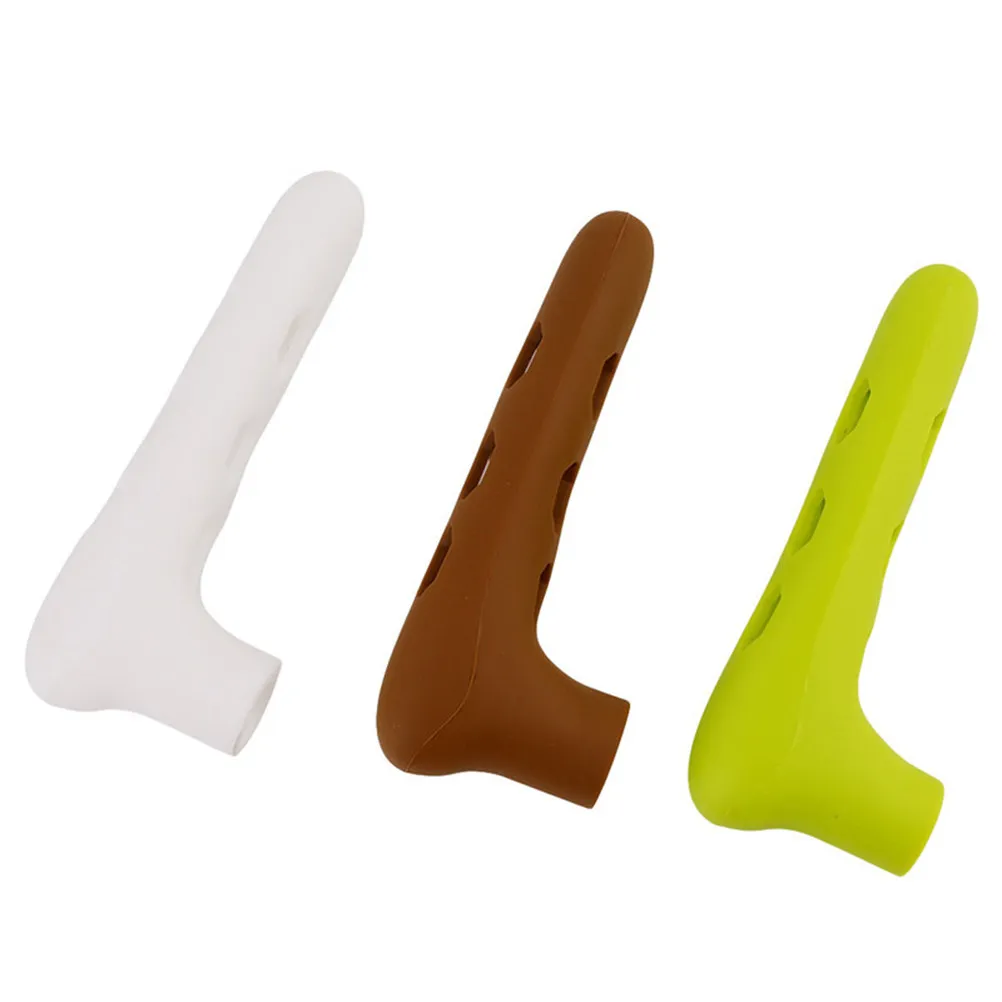 Eco Friendly Silicone Door Handle Glove L Shape Door Knob Cover Safety Non Slip Anti Static Wall Protector Quick Dry Green