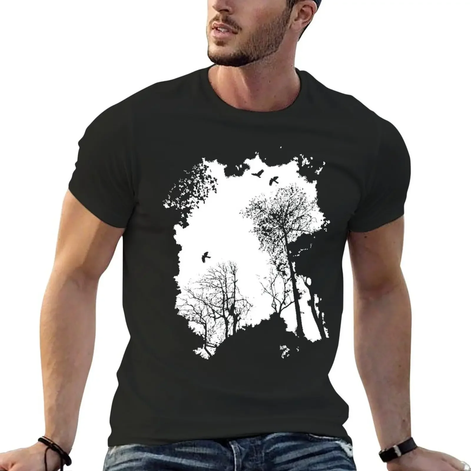 

Trees of the Forest in white T-Shirt cute tops anime anime figures tees mens graphic t-shirts anime