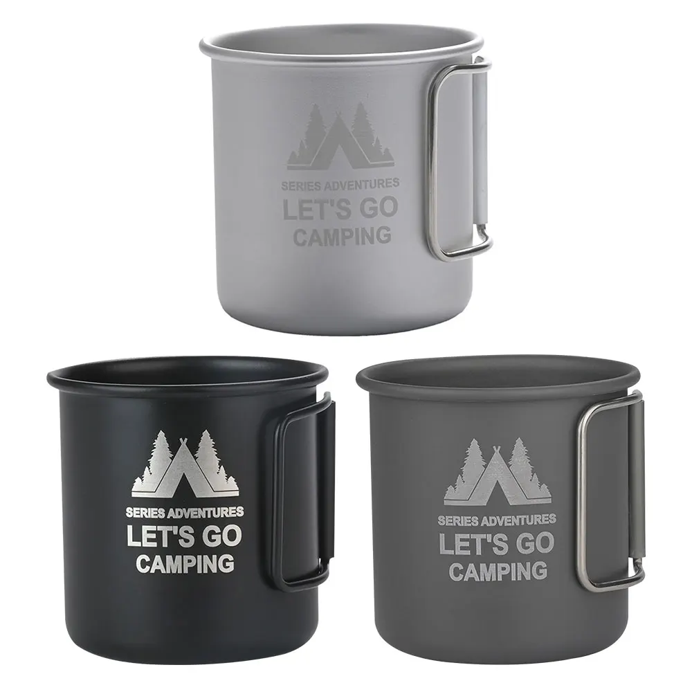 

300ML Camping Mug Aluminium Alloy Folding Water Cup Ultra-Light Hiking Travel Coffee Wine Mug Cup Outdoor Camping Cookware