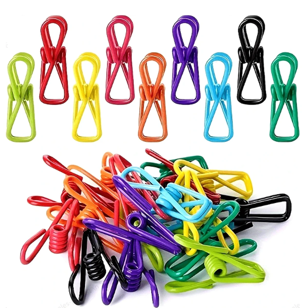 10 Random Color Non-Slip Sealing Clips, Suitable for Food Packaging, Potato Chip Bags, Clothing, Etc., Creative Photo Holders, Great Christmas Holiday Gifts