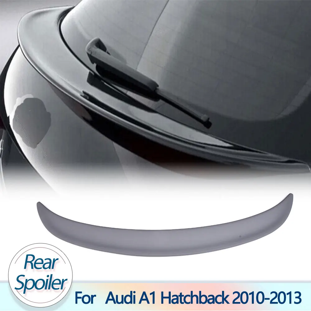 

Car Rear Middle Trunk Wing Spoiler Boot Wing Lip for Audi A1 Hatchback 2 Door Only 2010-2013 PU Unpainted Grey Primer Spoiler