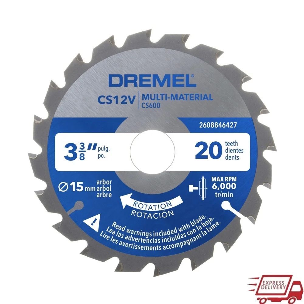

Многоматерильная 3-3/8 дюйма, 20-зубчатая циркулярная пила, прецизионная резка, прочное твердосплавное лезвие, дерево, пластик, металл, замена