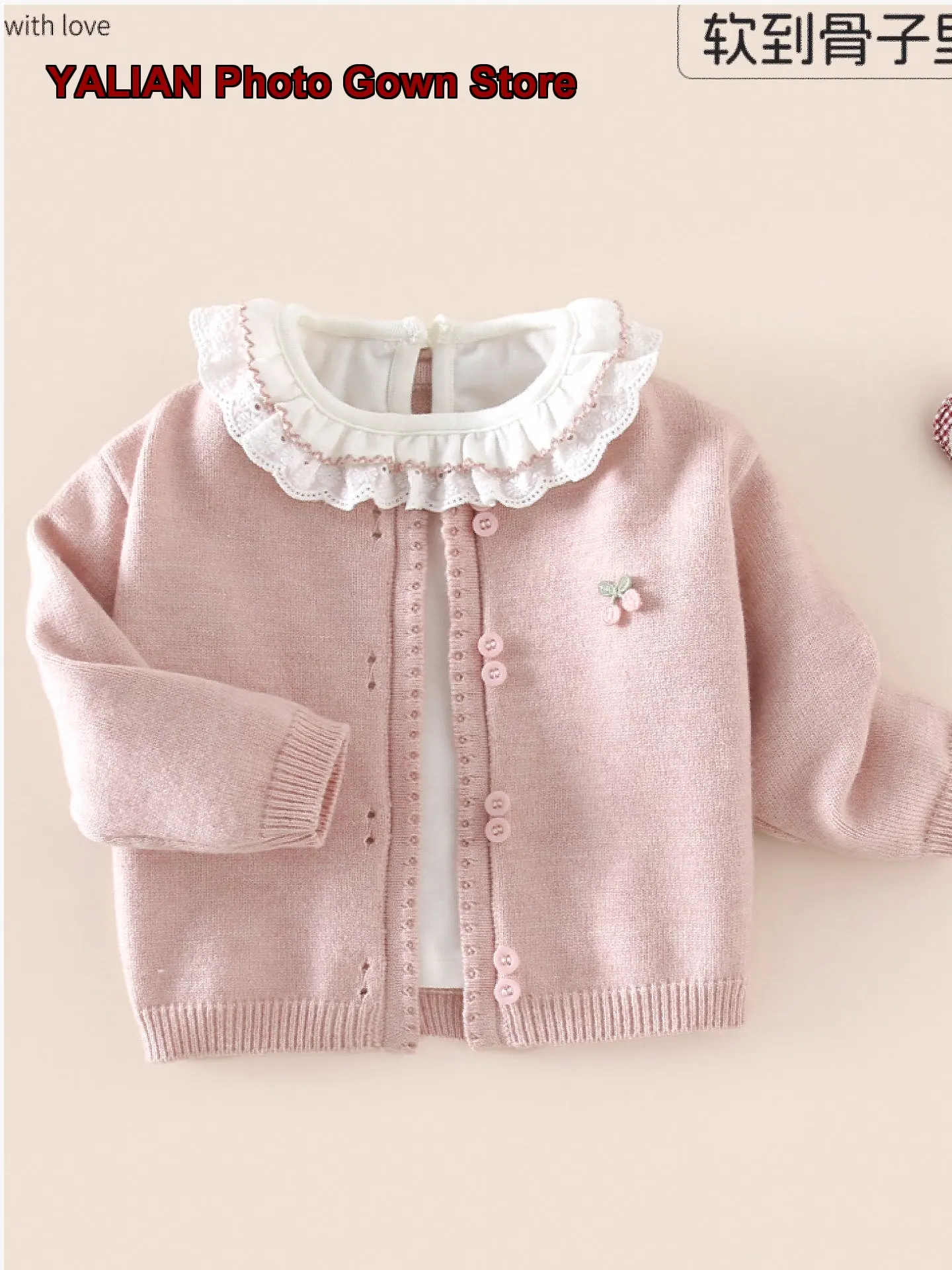 Miss Paula Girls Two-Piece Set Autumn Infant Girls Long Sleeve Base Layer Top Long Sleeves