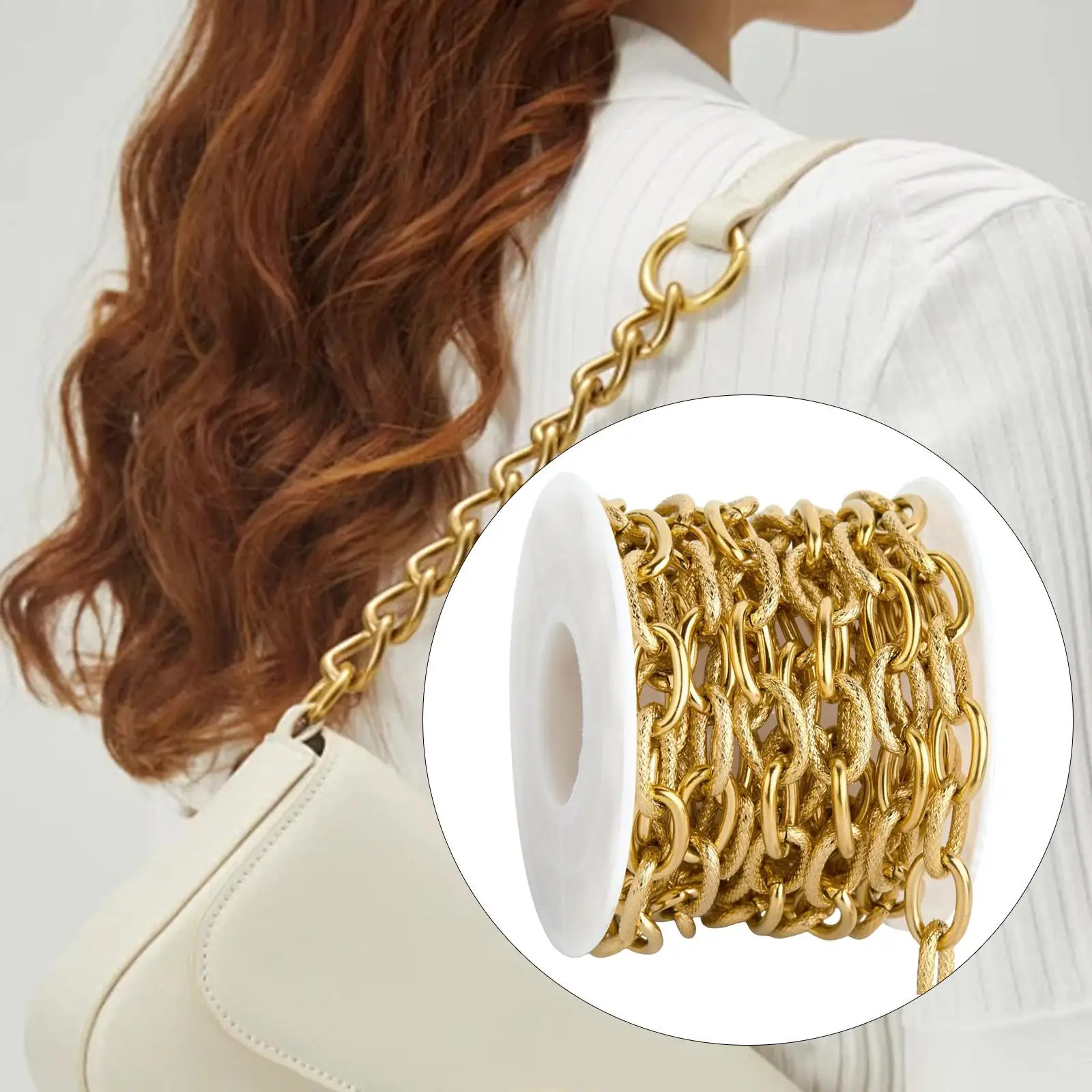 

Jewelry Making Chains Elegant Cross Cable Chains for Bracelet Tassel Pendant