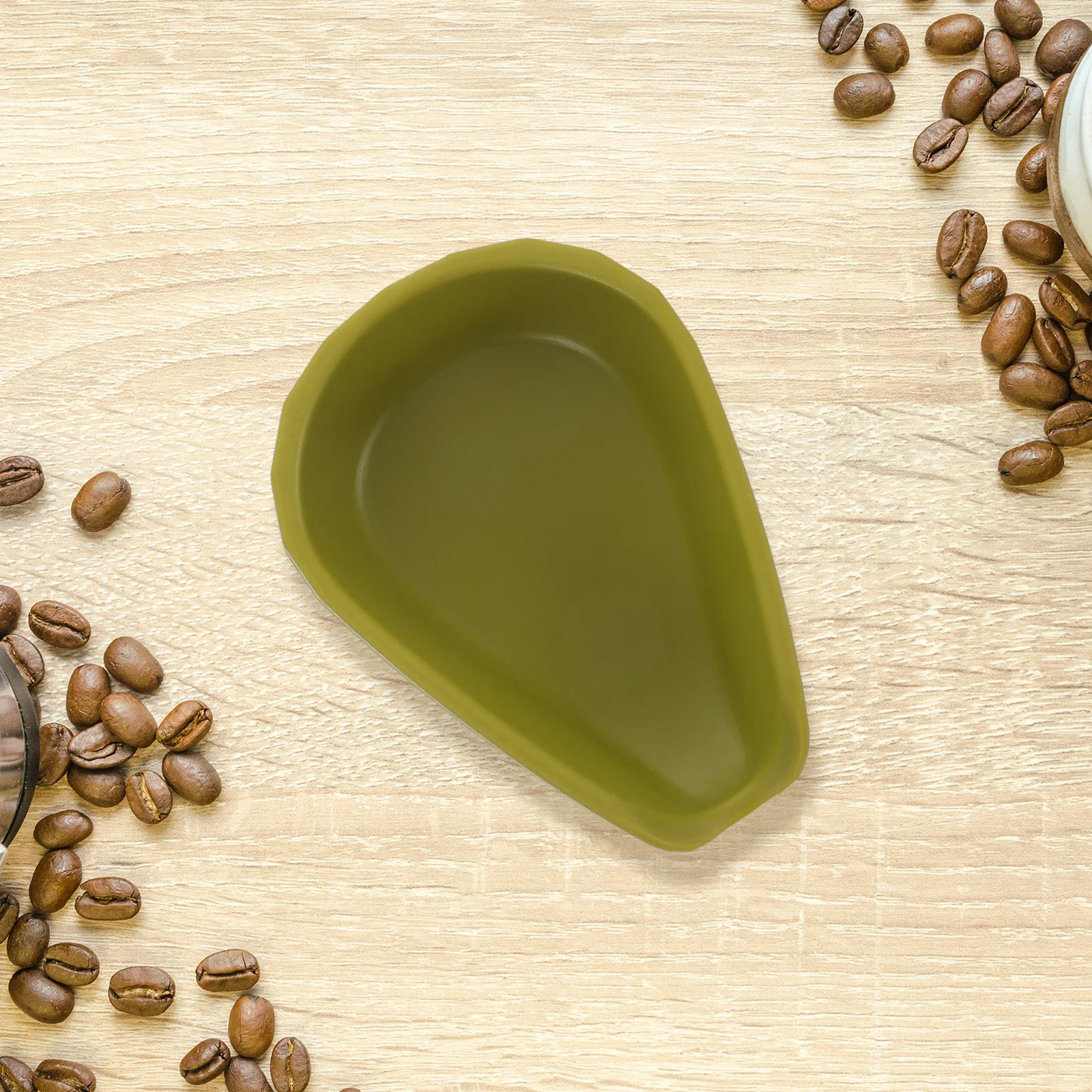 

Coffee Bean Measuring Tray Accessory Cafe Dosing Cup Sample Dish Silica Gel Bowl Accessories