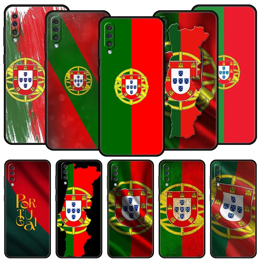 Portugal Phone Case For Samsung A26 A36 A56 A54 A52 A50 A70 A40 A20S A20E A12 A14 A16 A22 A24 A42 A34 A32 5G A04s A06 5G Cover