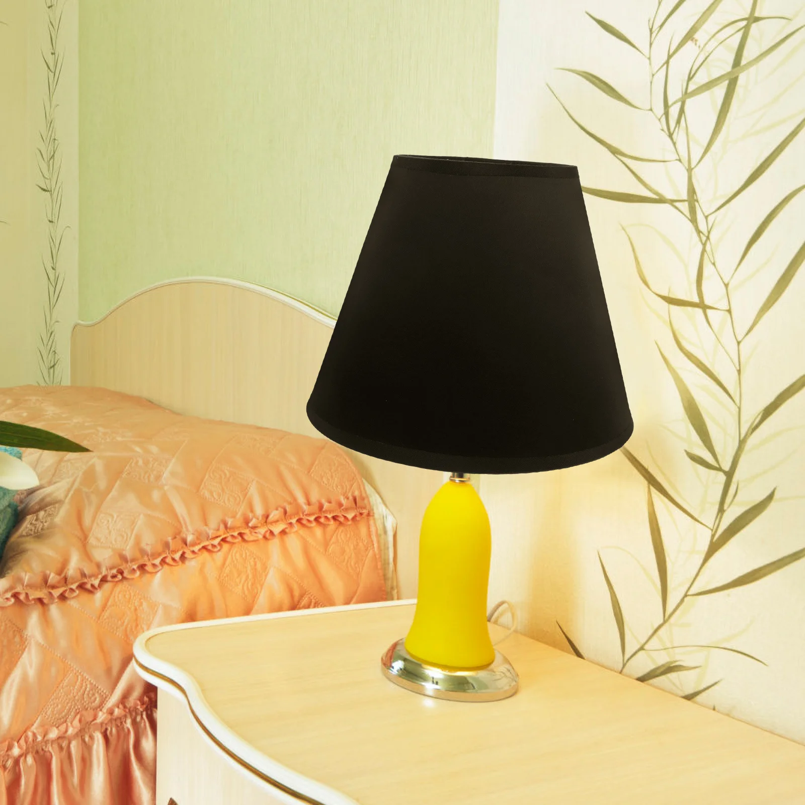 

Stylish Cloth Lampshade Indoor Cover For Bedroom Living Room Wall Lamp Shade Replacement Small Lamp Cover