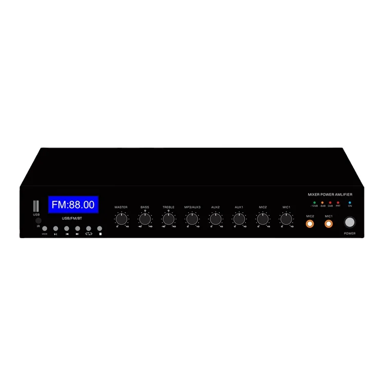 TA - 150U Preamp Tuner with USB SD Card Inputs FM Radio Recorder BT Remote Control Digital Hybrid Amplifier