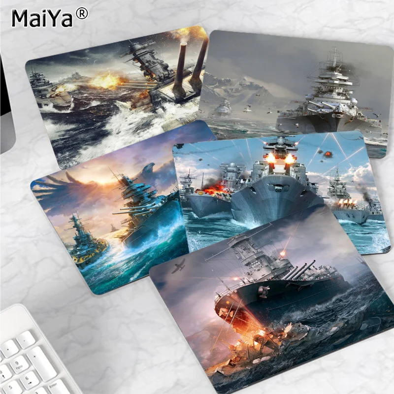 

World Of Warships Mousepad Anti-Slip Gaming Mouse Pad Gamer Desk Mat Keyboard Pad Decoration Mause Pad Office Desk Accessories