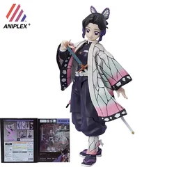 In Stock Original ANIPLEX+ BUZZmod Demon Slayer Kochou Shinobu Anime Action Model PVC Collection Model Children Toy Gifts