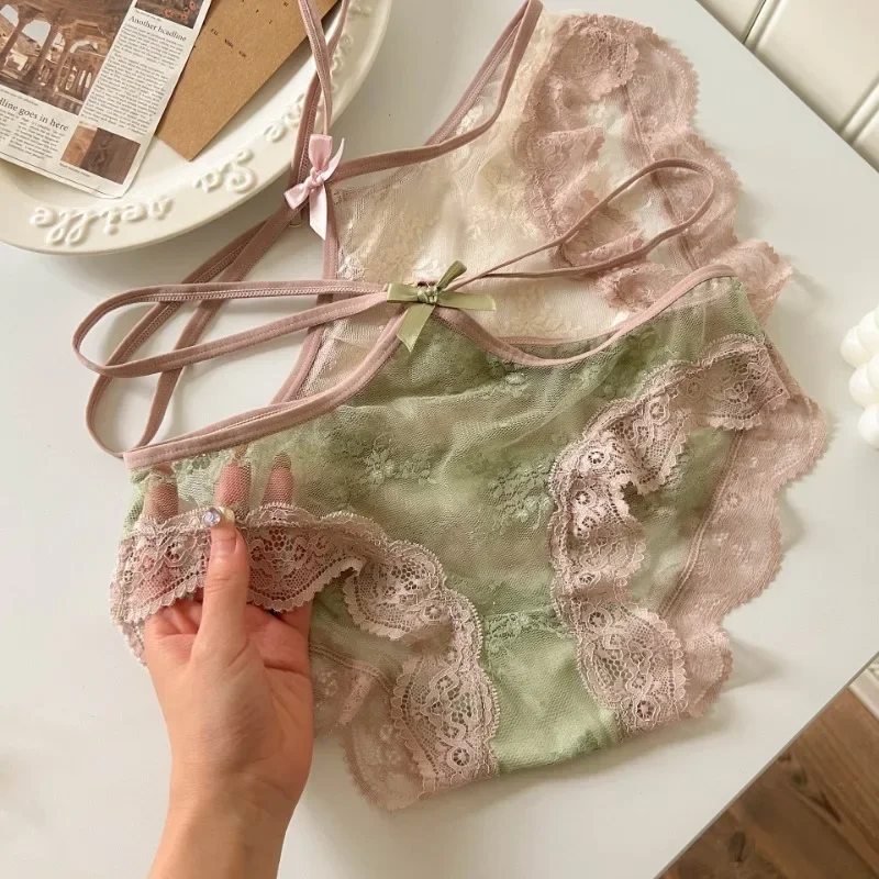 Romance Exclusive To You Lace Trend Panties Women's Sexy Pure Lust Girl Comfortable Fashion Personality Low-rise Cotton Briefs