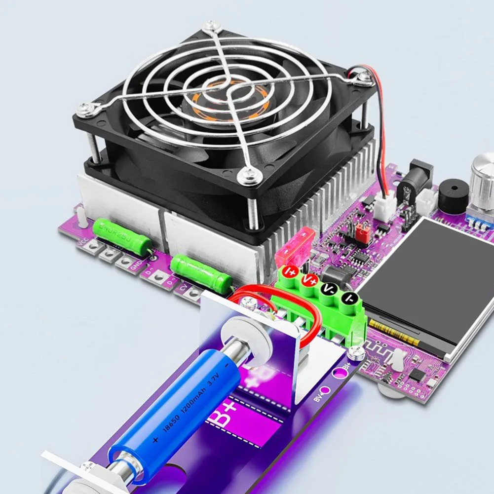 

20A 4 wire battery test stand capacity and internal resistance tester fixture for A AA AAA button cells and lithium cells