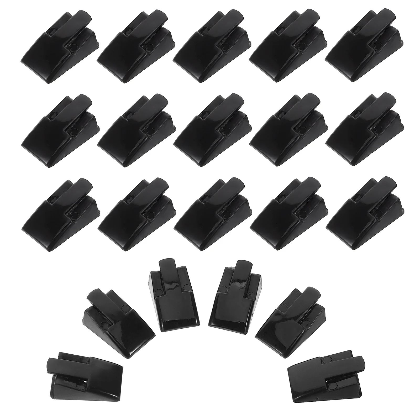 

20Pcs Minimalist Plastic Ring Holder Display Stand Compact Jewelry Organizer for Counter Wedding Ring Showcase Retail