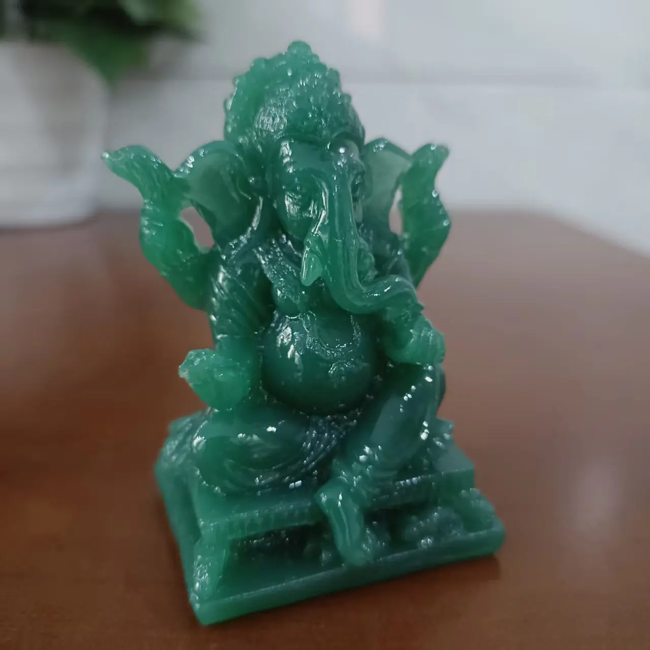 Lord Ganesha Buddha Statue Home Decoration Ganesh Elephant God Sculpture Figurines Ornaments Buddha Statues FengShui Lucky Gift