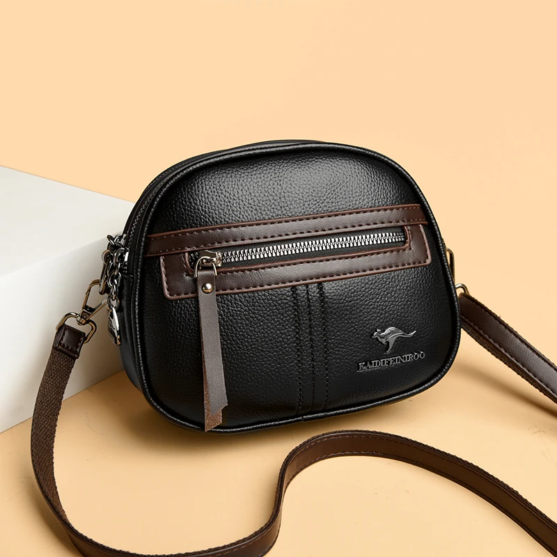 

Брендовые мягкие кожаные сумки через плечо для женщин, 2025 г., женские сумки через плечо, роскошные дизайнерские женские сумки и кошельки