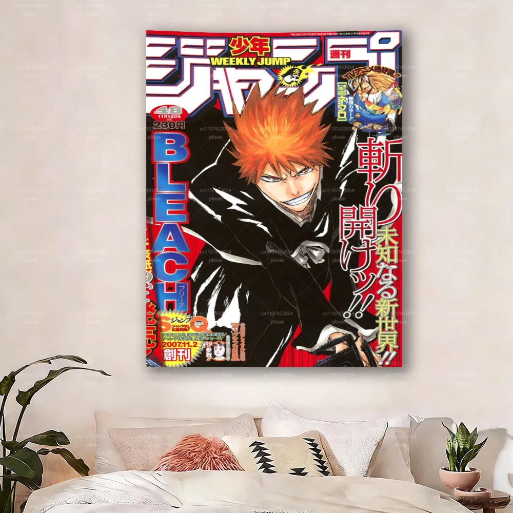 B-Bleach Anime Cover Tapestry - Wall Hanging for Bedroom & Dorm, Manga Fan Collection & Home Decor