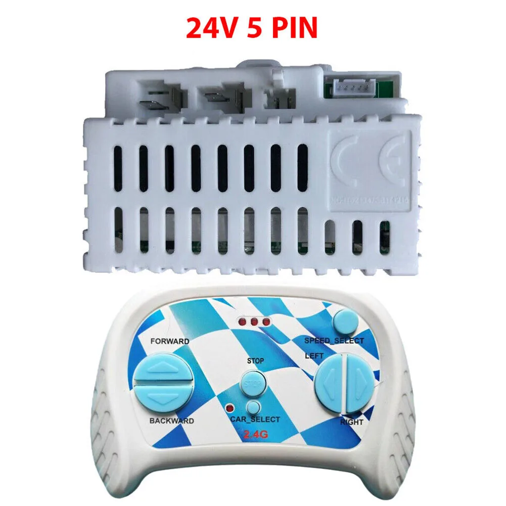 24V 5 Pin Control Box Receiver Children Electric Car 2.4G Transmitter Remote Control Receiver Electric Motors Parts