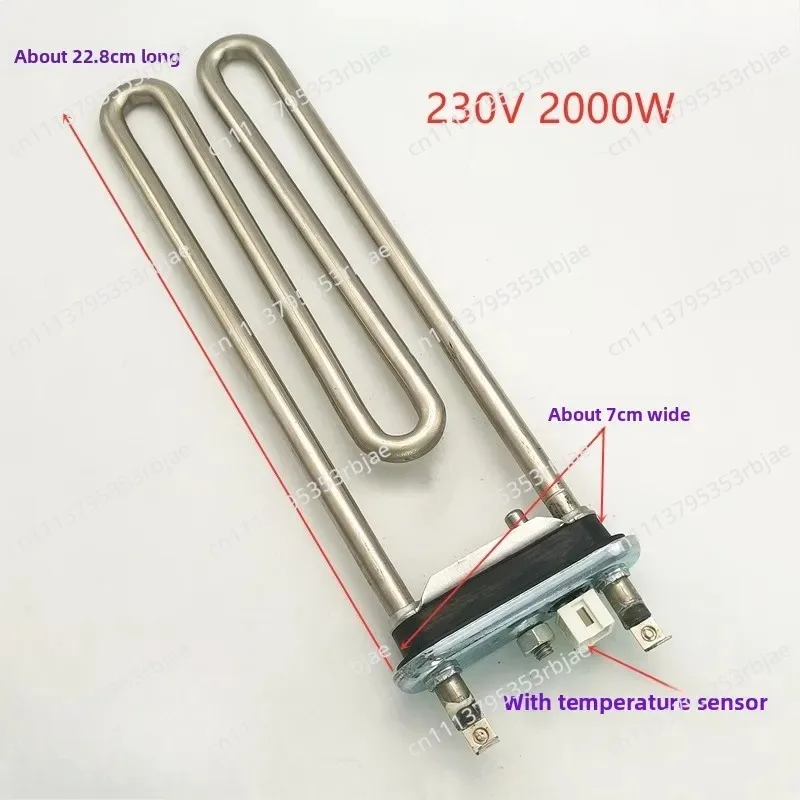 1pcs For LG Washing Machine WD-U12457HD Heating Hose AEG73309903 Heating Wire Rod 2000W Thermostat