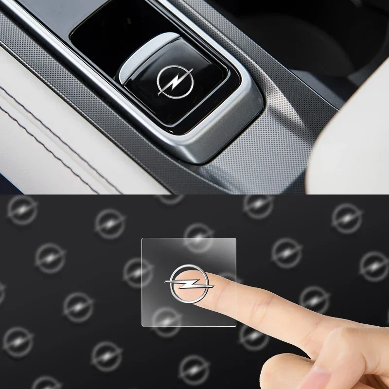 Car logo Interior Sticker Central control Decals Emblem Badge For Opel Insignia Astra G J F K Vectra C H Corsa C B D Omega