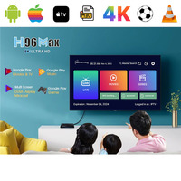 H50 Smart Android IPTV Box 4K HD 2.4and5G Media Player Bluetooth Voice Assistant Play Store 2/4GB RAM 16/32/64GB ROM Top