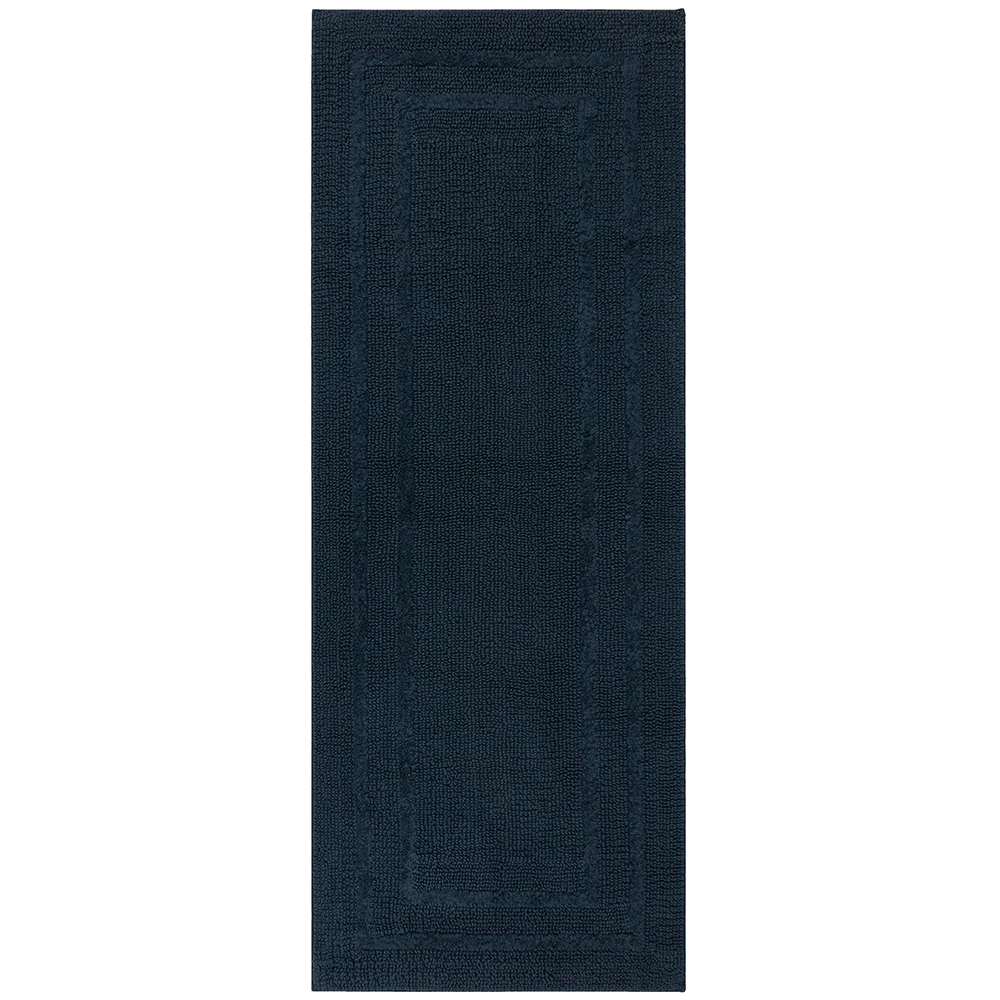 

Soft absorbent cotton bath mat, quick-dry and machine washable, twilight color, 24 x 60 inches
