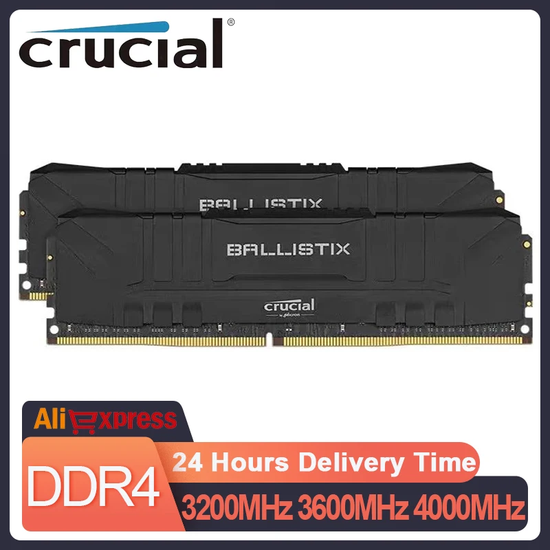 DDR4 Crucial Ram 8GB 16GB 3200MHz Cl16 Ballistix Platinum Desktop Game XMP 2.0 Automatic Overclocking Support For Desktop Memory