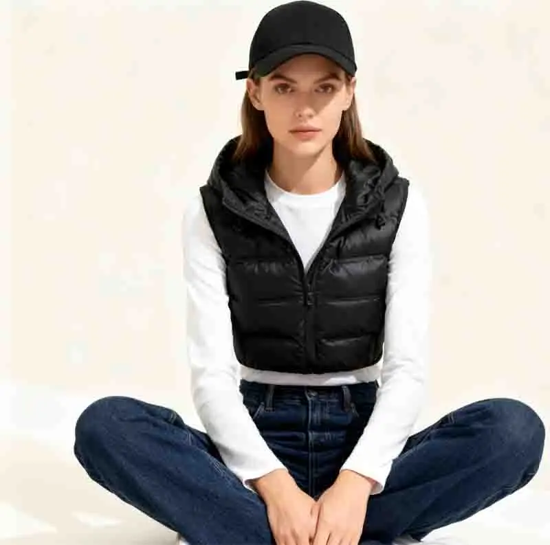 Coletes coletes grossos das mulheres topos para mulher primavera anti-rugas algodão sob medida contorno estilo preppy deslocamento diário respirável