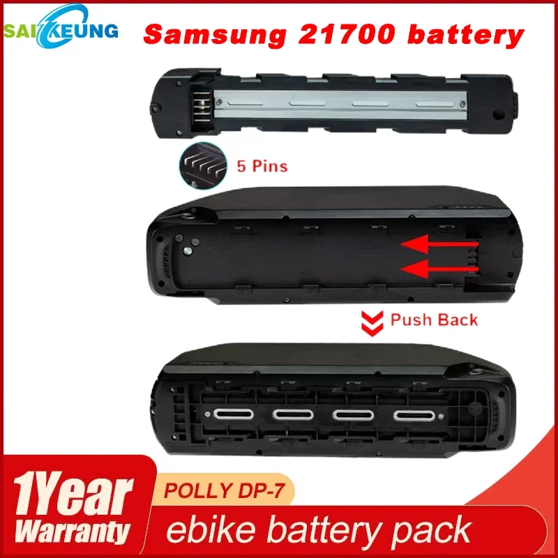 E Bike 21700 52V 50ah Lithium Battery Elektrische Fiets Batterij 48V 52V 25ah 30ah 35ah 40ah 45ah 60ah Ebike Batterij 300W-2000w