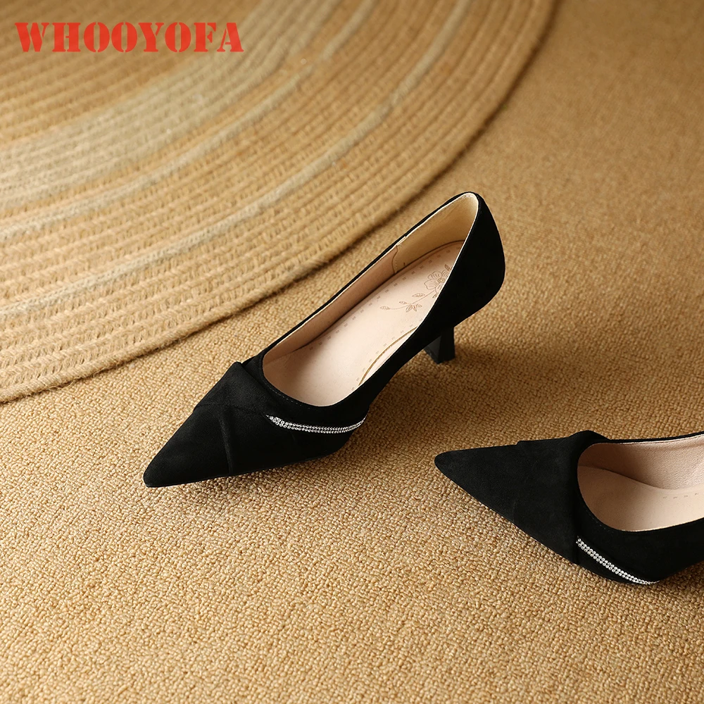 

New Fall Glamour Black Red Women Pumps Pointd Toe 3 Inch High Thin Heels Lady Party Shoes Small Big Size 32 42 46 48