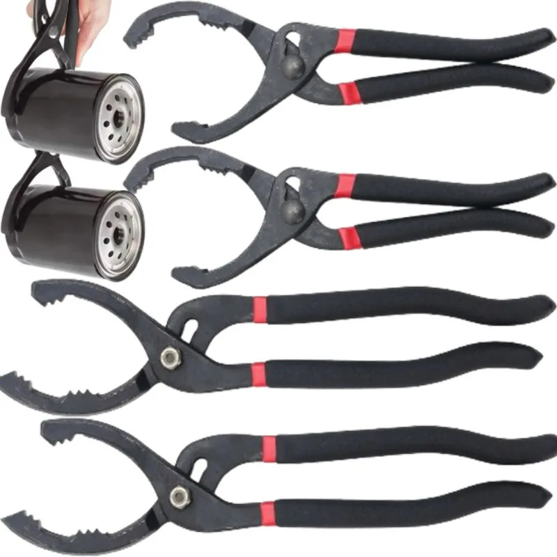 

10/12 Inch Oil Filter Wrench Clamp Type Removal Tool for Car Truck Engine Filter Automobiles Disassembly Repair Maintenance