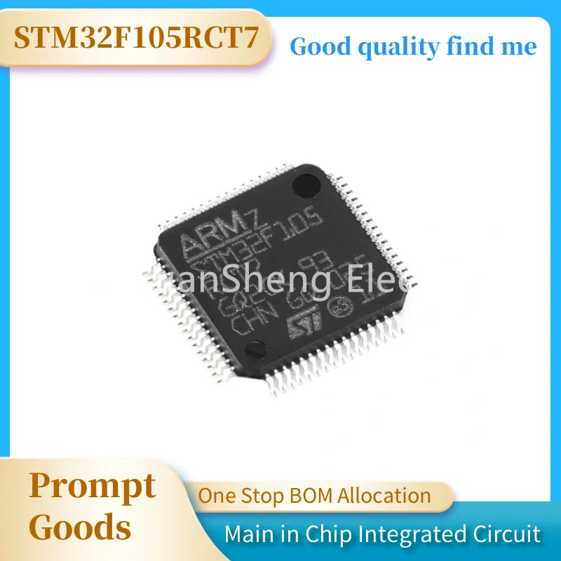 STM32F105RCT7 STM32F105RCT STM32F105RC STM32F105R STM32F105 STM32F10 STM32F1 STM32F STM32 STM3 STM ST IC MCU Chip LQFP-64