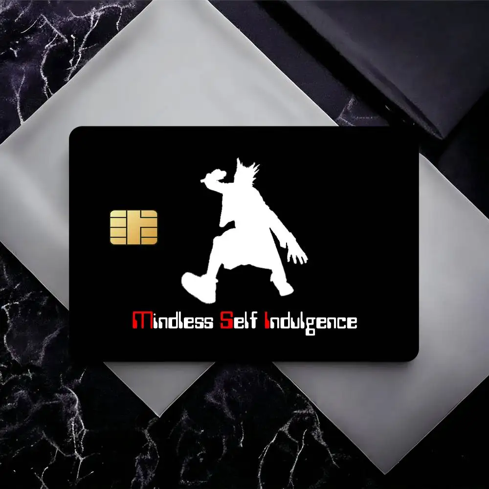 Band M-Mindless Self Indulgence Waterproof Skin Sticker Bank Bus Metro Access Card Protective Film Card Sticker Girl Gift