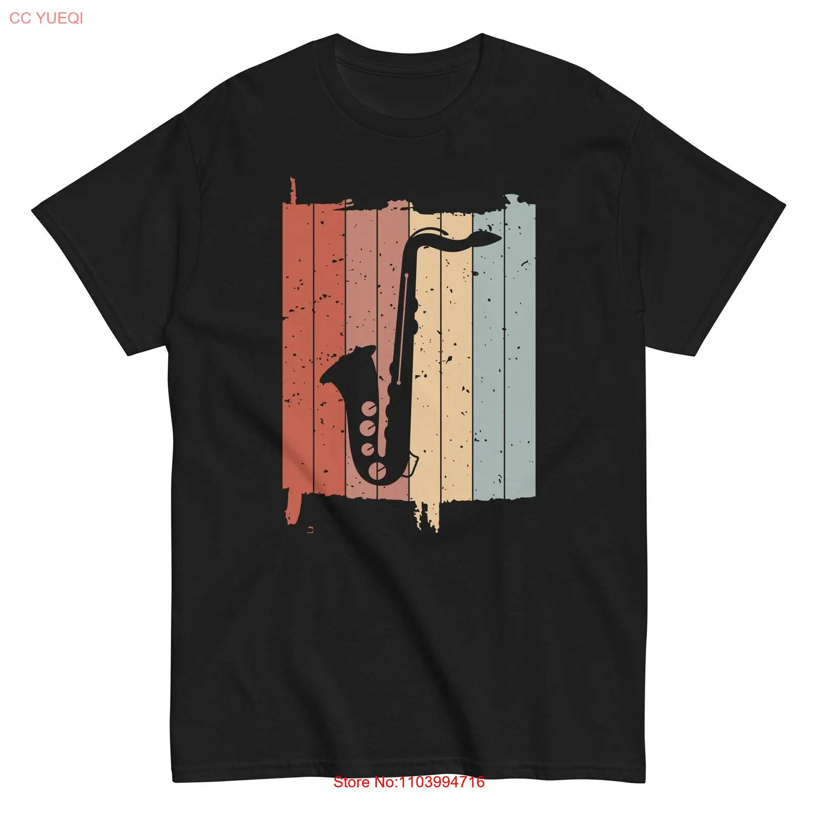 Retro Saxophone T-Shirt | Marching Band & Jazz Music Design | Vintage Music Love