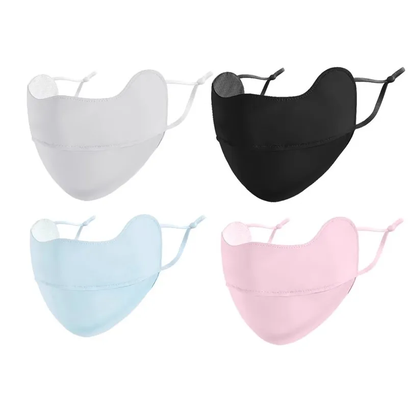 

Ice silk sunscreen mask UV protection female eye corner breathable mask face protection face protection can be washed