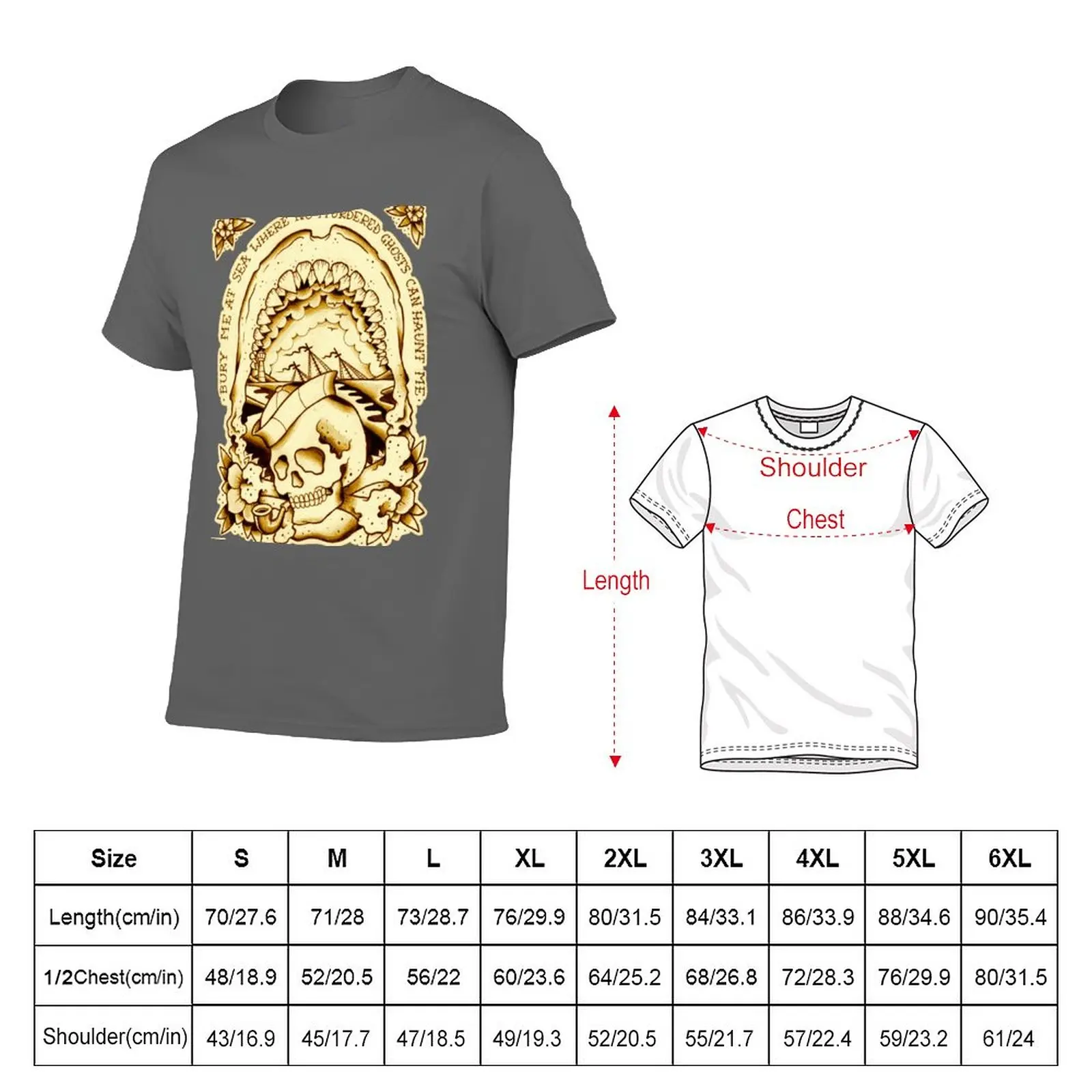 New Bury Me at Sea T-Shirt Anime t-shirt boys white t shirts quick-drying t-shirt Aesthetic clothing Men's t shirts