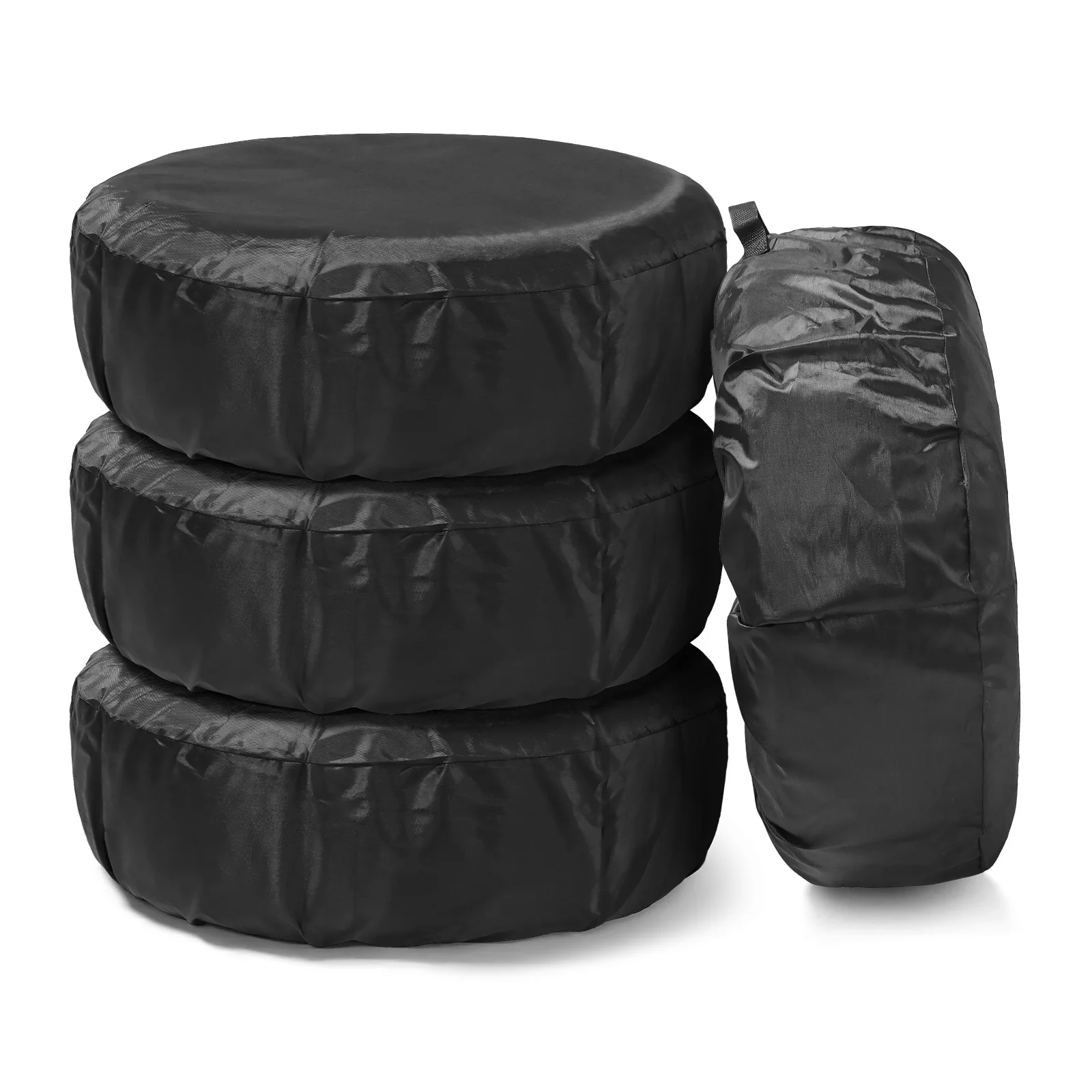 1/2/4 Stück Auto-Reifenabdeckung, Ersatzreifen-Abdeckung, Aufbewahrungstaschen aus Polyester, Fahrzeugrad-Reifenschutz, staubdichter Schutz – Detail 14