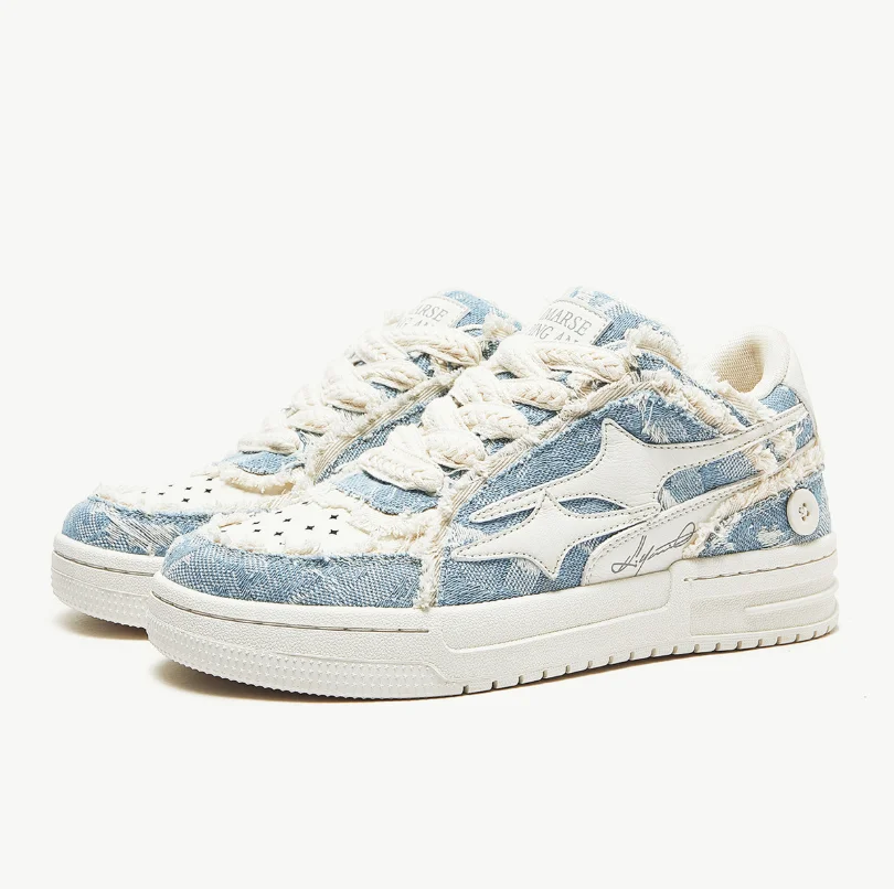 Women Shoes For Men Tennis Retro Fashion Star Shoes White Leather Male Sneakers Couple Outdoor Sport Casual Shoes