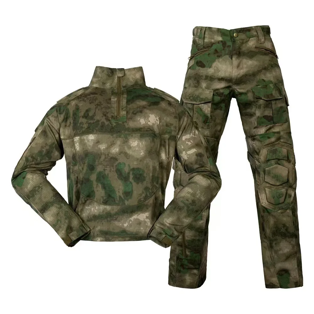 A6 Armour Combat Suit Military Uniform Tactical Suits Men's Outdoor Training Clothes Breathable Cotton Gear Hunting Camo Clothes