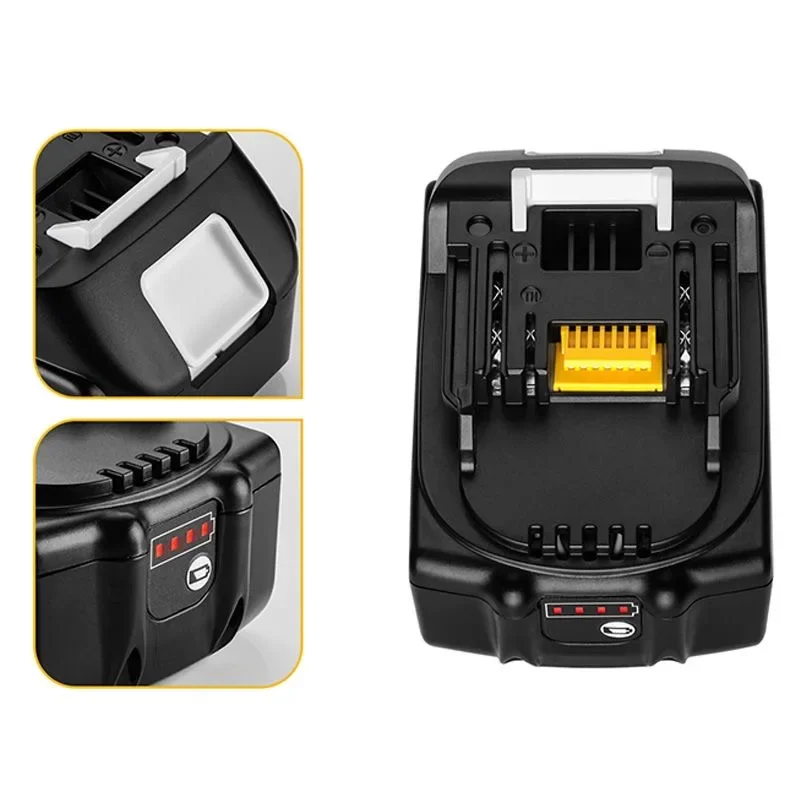 For Makita 18V Lithium ion Battery 6Ah 9Ah 12Ah Charger EU US BL1830B BL1850B BL1850 BL1840 BL1860 BL1815 Electric Tools Drill