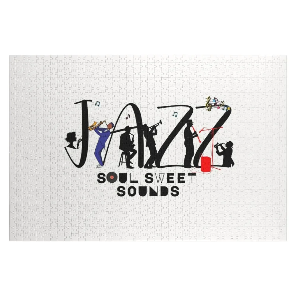 

Jazz. Soul Sweet Sounds Jigsaw Puzzle Custom Jigsaw Personalize Personalized Gift Married Personalised Toys Puzzle