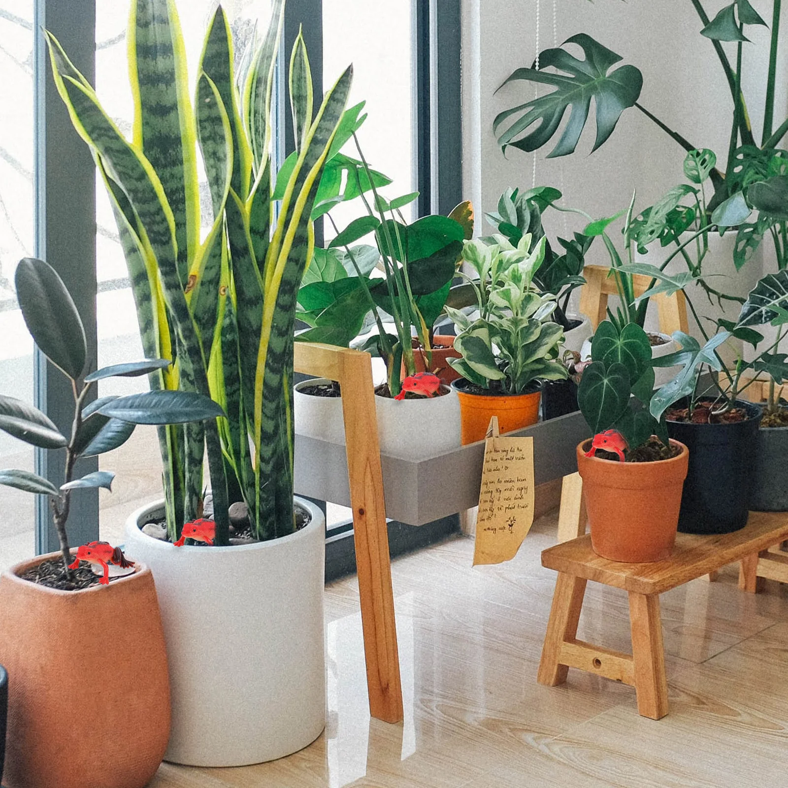 

12Pcs Frogs Statues Miniature Animal Sculpture Indoor Outdoor Garden Decoration Small Miniature Figures Flowerpot Mini Ornament