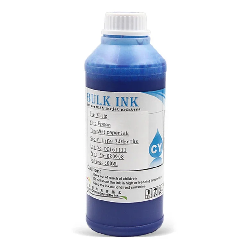 500 ML/botella de tinta de tinte Universal para impresora de inyección de tinta Canon PFI-101 102 107 701 703 706 707 1401 1411 IPF-670 680 685 770 780 785