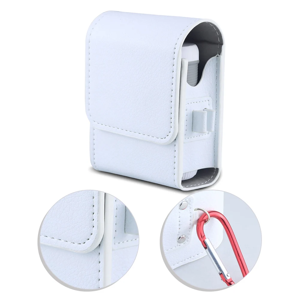 10.5x7.5x4cm PU Leather Golf Rangefinder Case with Shock-Proof Waterproof Protection Double Buckle Closure and Soft Inner Lining