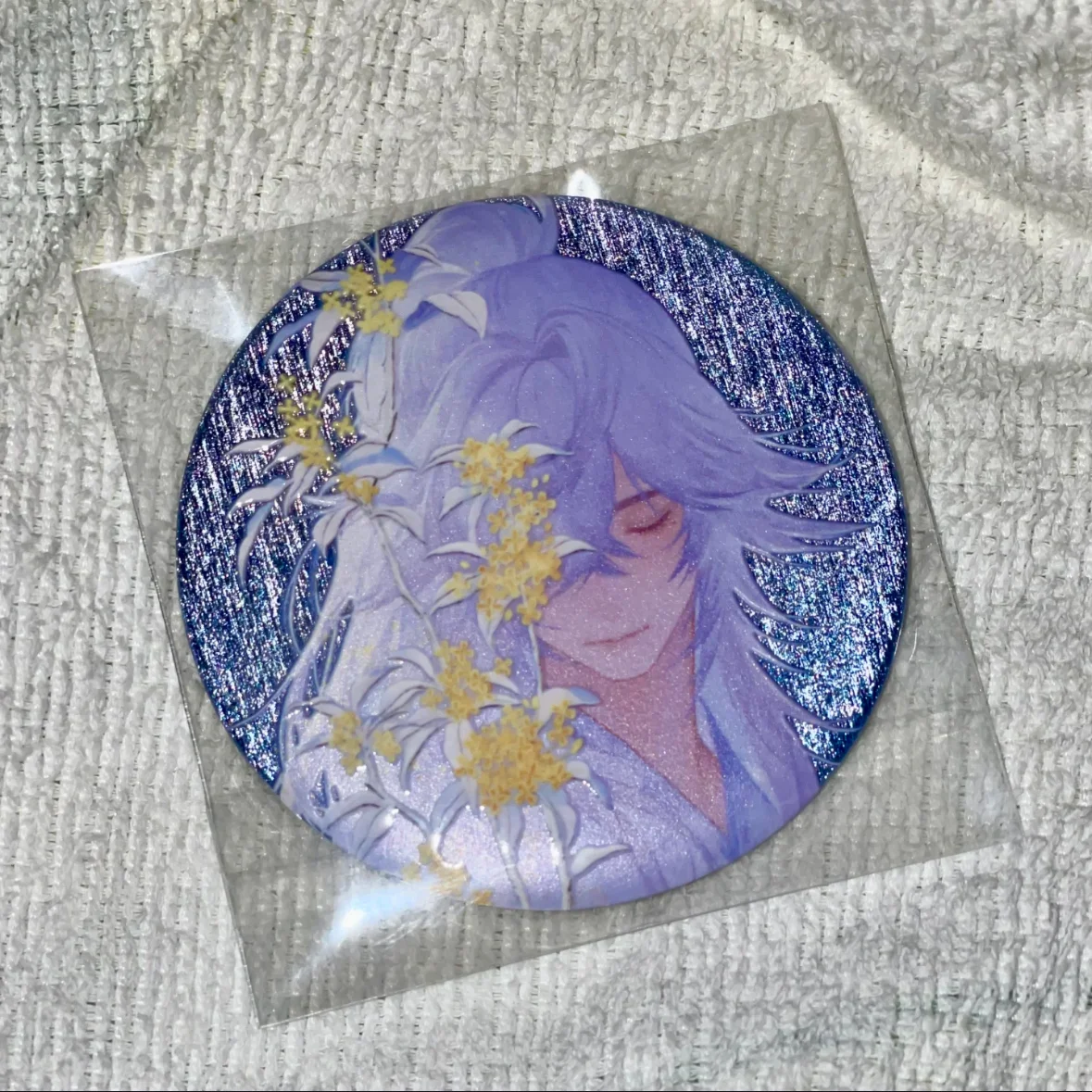 Honkai: Star Rail Anime Figures Jingyuan Jiaoqiu Aventurine Cosplay Metal Badge Exquisite Double Flash Pins Decor Toy Xmas Gift