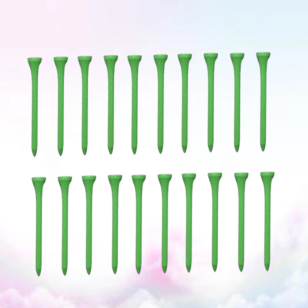 

100pcs 7Cm Wooden Golf Tees For Yard Long Distance Durable 100 Hits Reusable Tees Golfers Accuracy Consistency (Blue)