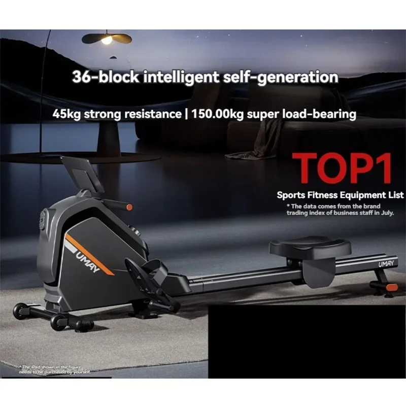 Home Smart Magnetic Resistor Silent Extra-Thick Fat-Burning Fitness Equipment Gym Rowing Trainer R5P