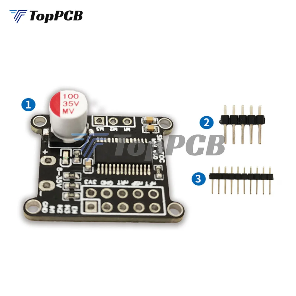 Scheda Driver motore cc algoritmo di controllo SVPWM/SPWM per Driver di controllo FOC di SimpleFOCMini Brushless, per Driver Arduino DRV8313