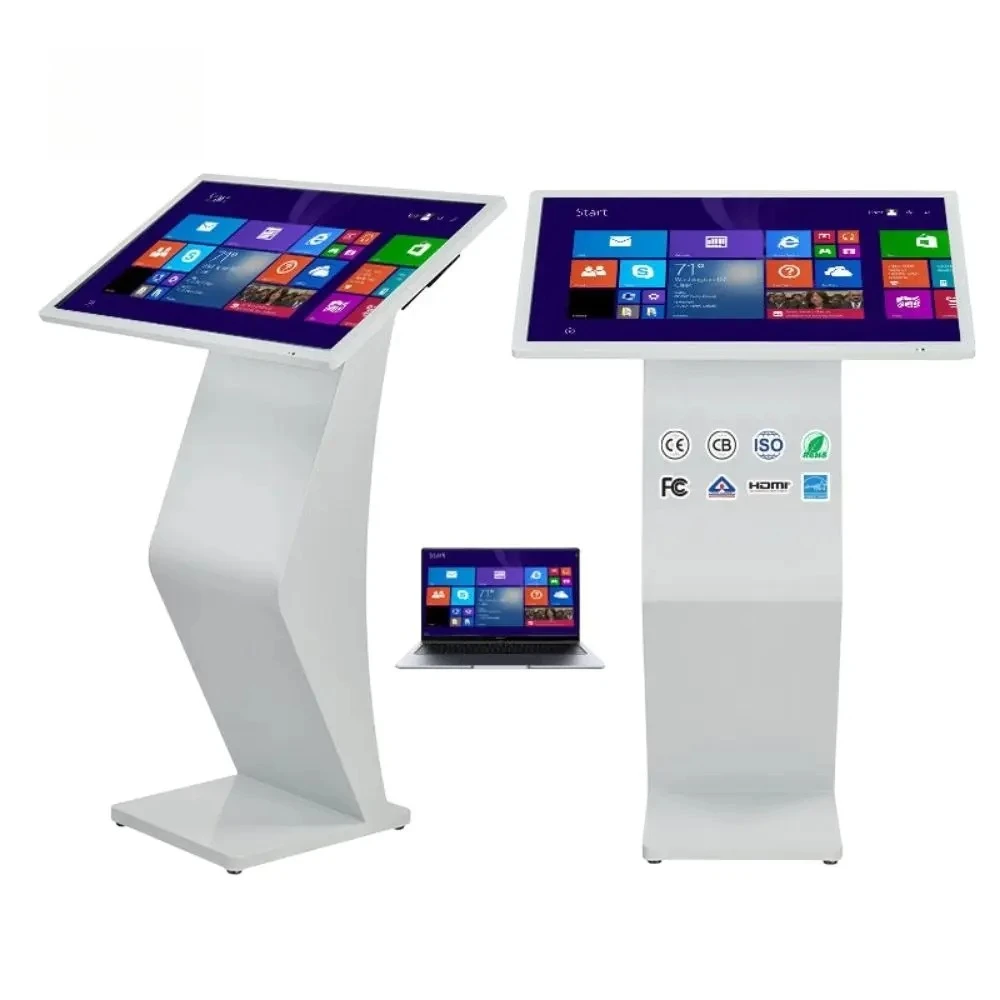 Floor Stand Interactive Kiosk Android System Horizontal Display Interactive Information Touch Screen Tablet Kiosk