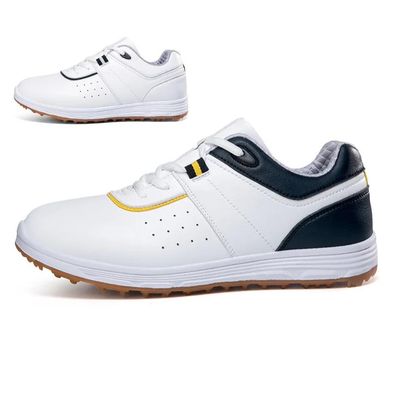 

2024 Men Women Lace Style Spikeless Golf Shoes Size 37-46 Outdoor Golfing Footwear Walking Sport Caddie Shoe Golf Trainers Shoes